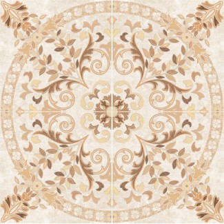 Pompei Панно напольное светло-бежевое (PY6G304) 88x88