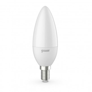 Лампа светодиодная Gauss E14 6.5W 3000К матовая 103101107