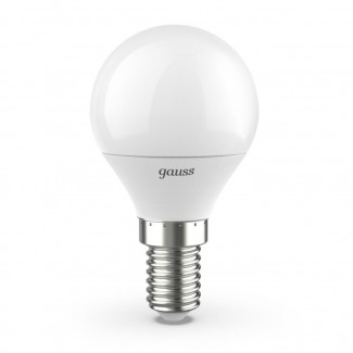 Лампа светодиодная Gauss E14 6.5W 4100K матовая 105101207
