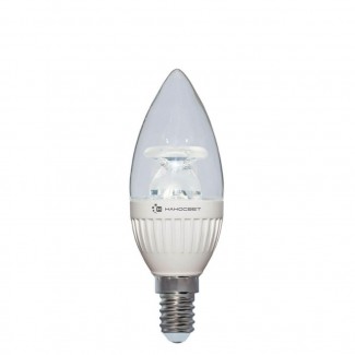 Лампа светодиодная диммируемая Наносвет E14 6,5W 2700K прозрачная LC-CDCL-D-6.5/E14/827 L230