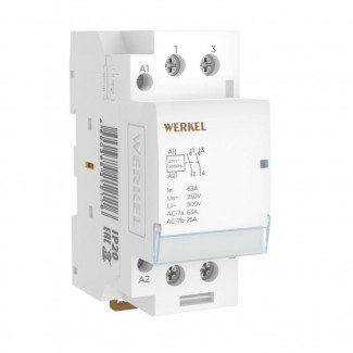 Контактор модульный 63 A 2NO (2 модуля) Werkel W942M63O 4690389212116