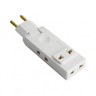 Разветвитель сетевой 4-местный б/з STEKKER ADP10-24-21, 250В, 10A, белый