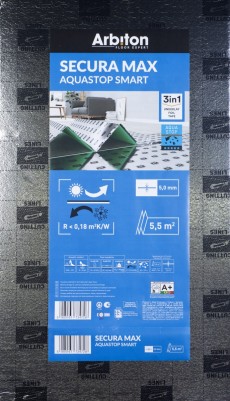 Подложка Arbiton Secura Max Aquastop Smart 5 мм 5,5 м2