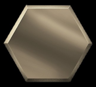 Зеркальная бронзовая плитка СОТА СОЗБ2 25х21,6